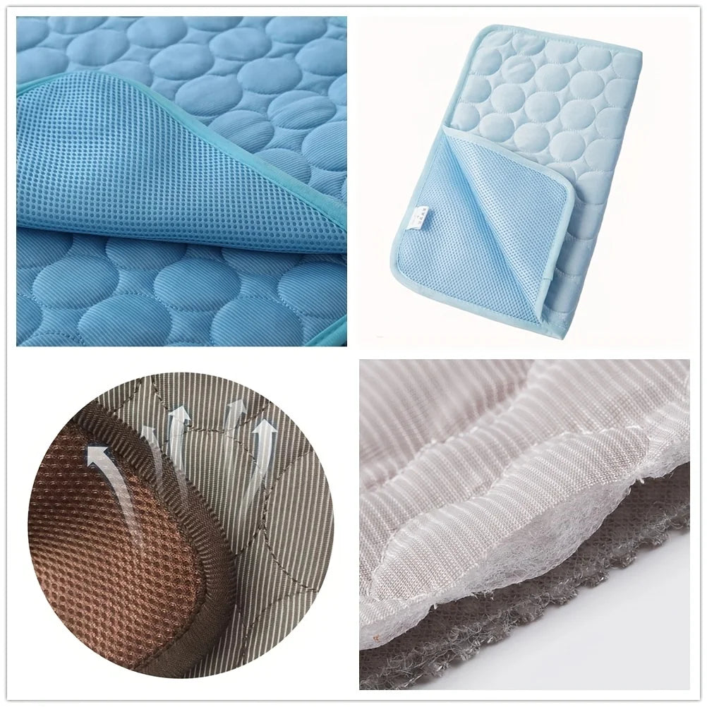 Tapis Rafraîchissant pour Chien - Gel Auto-Activé, Sans Eau ni Électricité