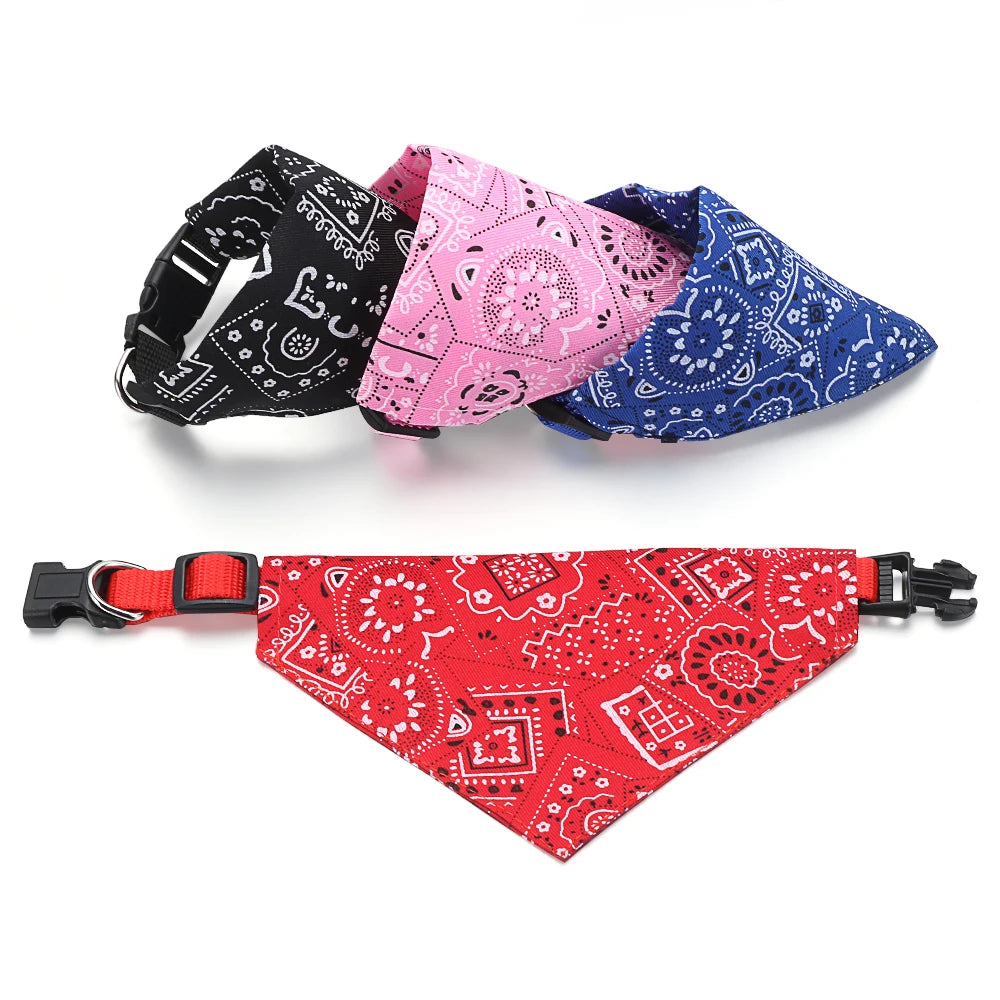 Bandana Stylé pour Chien - Foulard Triangulaire Réglable, Tendance et Confortable