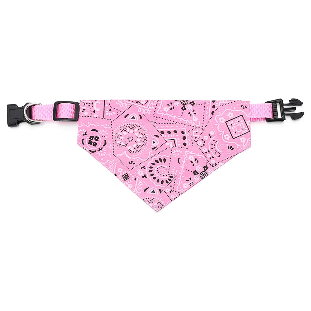 Bandana Stylé pour Chien - Foulard Triangulaire Réglable, Tendance et Confortable