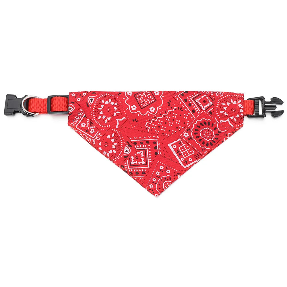 Bandana Stylé pour Chien - Foulard Triangulaire Réglable, Tendance et Confortable