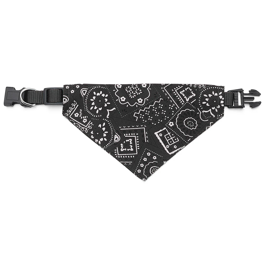 Bandana Stylé pour Chien - Foulard Triangulaire Réglable, Tendance et Confortable