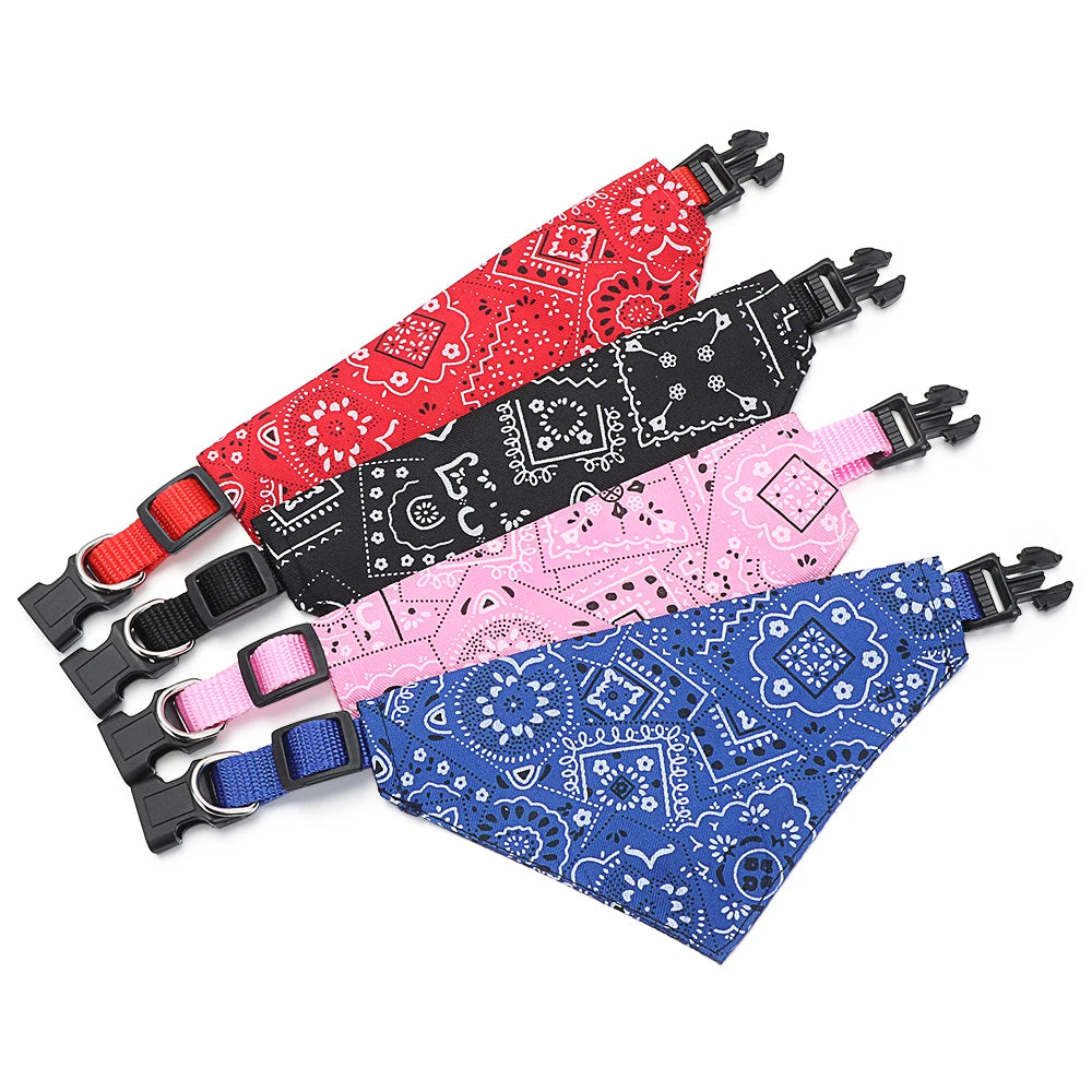 Bandana Stylé pour Chien - Foulard Triangulaire Réglable, Tendance et Confortable