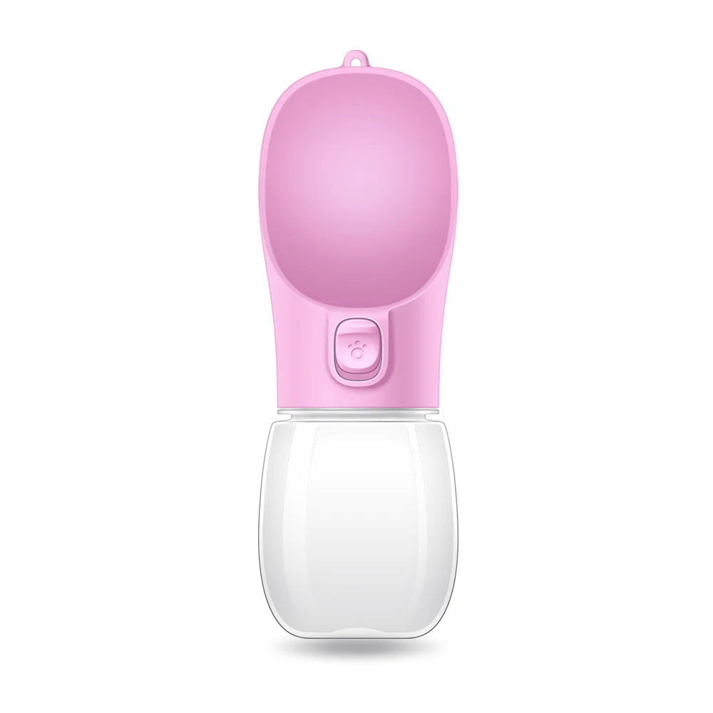 Bouteille d'Eau Portable pour Chien - Abreuvoir 2-en-1 Étanche pour Promenades