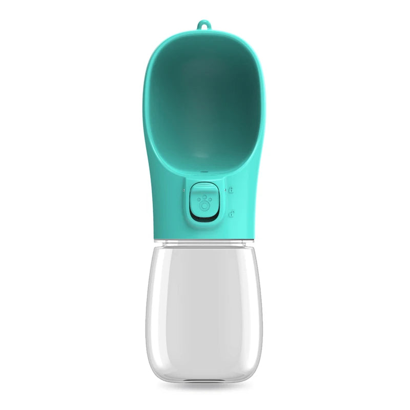 Bouteille d'Eau Portable pour Chien - Abreuvoir 2-en-1 Étanche pour Promenades
