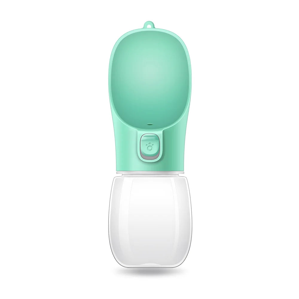 Bouteille d'Eau Portable pour Chien - Abreuvoir 2-en-1 Étanche pour Promenades