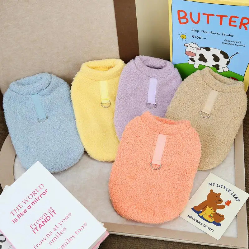Pull en Peluche Douce pour Petit Chien - Chaud et Confortable, Hiver