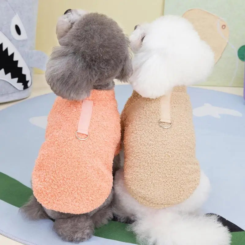 Pull en Peluche Douce pour Petit Chien - Chaud et Confortable, Hiver