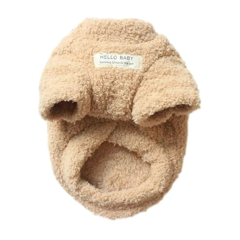 Pull en Peluche Douce pour Petit Chien - Chaud et Confortable, Hiver