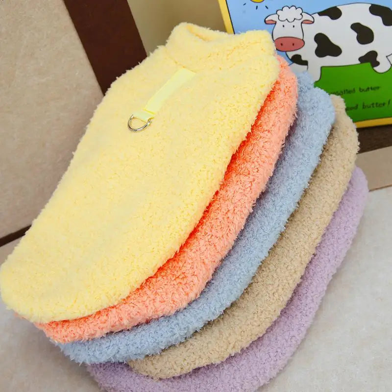 Pull en Peluche Douce pour Petit Chien - Chaud et Confortable, Hiver