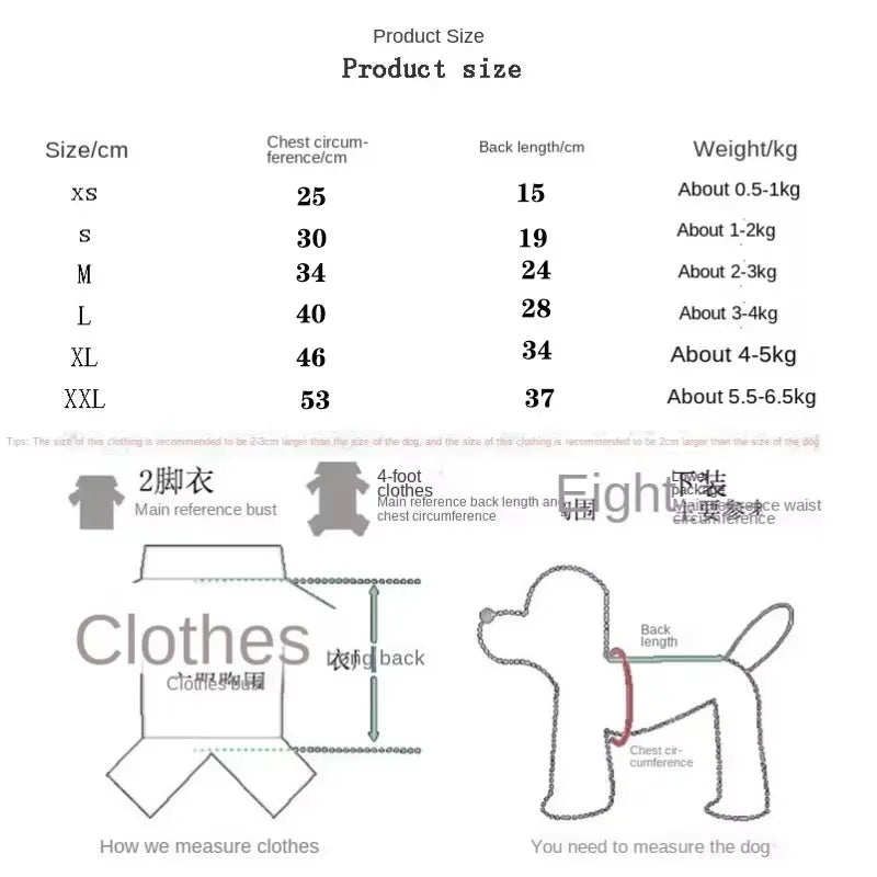 Sweat à Capuche pour Chien - Pull Chaud et Stylé, Automne/Hiver, du XS au XXL